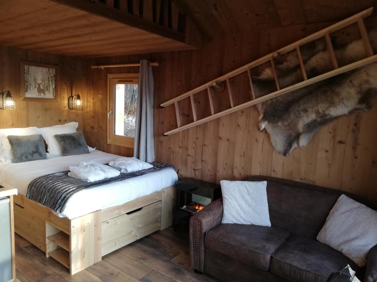 Saint-Julien-en-Champsaur Ma Cabane Des Hautes-Alpes מראה חיצוני תמונה